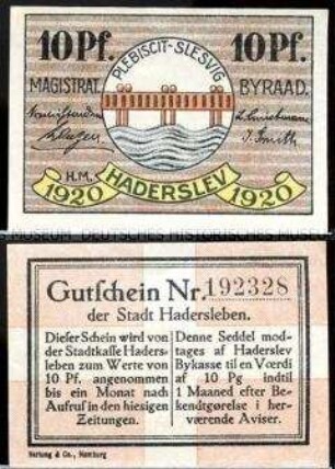 Hadersleben 10 Pfennig