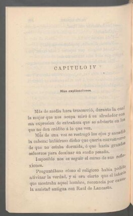Capítulo IV - Más explicaciones.
