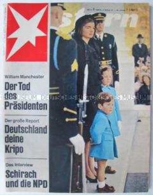 Wochenzeitschrift "stern" u.a. über den Mord an John F. Kennedy und mit einem Interview mit Baldur von Schirach
