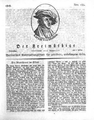 Nro. 135, Donnerstag, den 7. Julius 1808