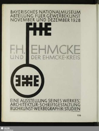 [Ehmcke, Ehmcke-Ausstellung – 1928]