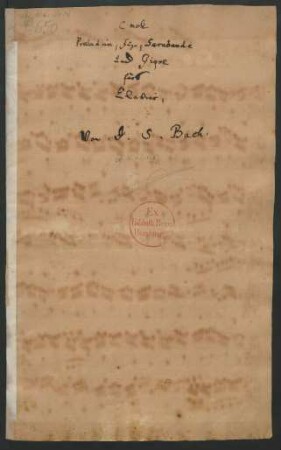 Suiten; Laute/Lautenklavier; c-Moll; BWV 997
