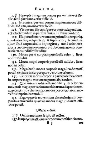 Motus rectus.