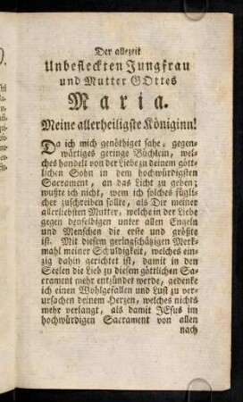 0h-0i, Der Unbefleckten Jungfrau und Mutter Gottes Maria.