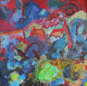 In wirrer Landschaft