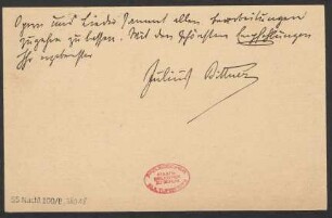 Brief an Ludwig Strecker (senior) an B. Schott's Söhne : 24.04.1911