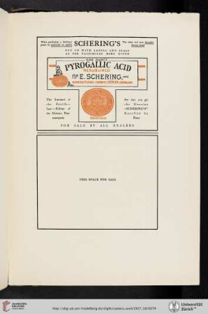 E. Schering [Pyrogallic Acid]