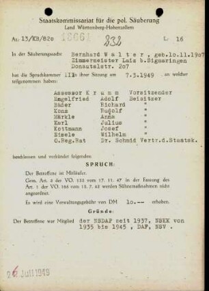 Walter, Bernhard