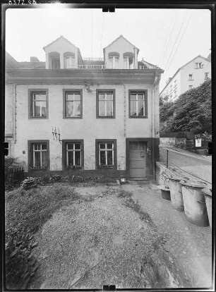 Meißen-Altstadt, Schloßberg 11. Wohnhaus (1. H. 19. Jh.). Straßenfront