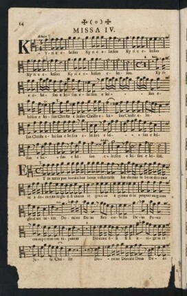 14-28, Missa IV. - Missa I. de Requiem.