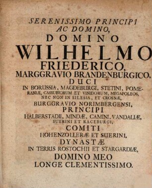 Diss. ... de emolumentis territoriorum imprimis Germaniae, ex iure primogeniturae descendentibus