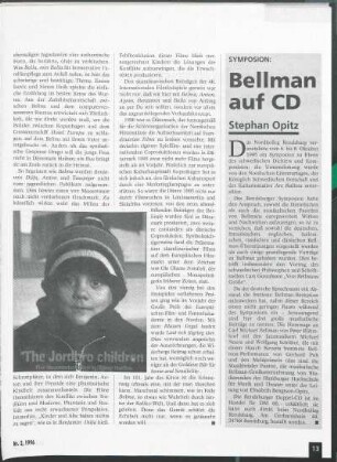 Symposion: Bellman auf CD