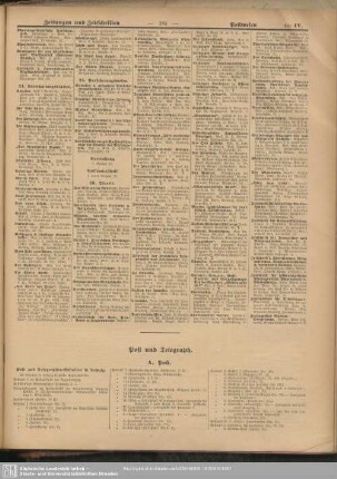 Post und Telegraph