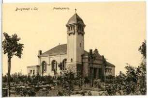 Burgstädt. Friedhofshalle