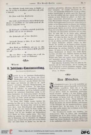 4: Wien: II. Jubiläums-Kunstausstellung