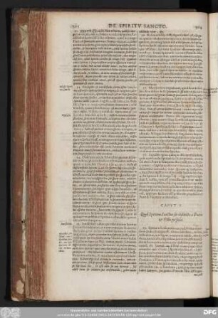 Caput V. Quod Spiritus Sanctus sit distincta à Patre & Filio persona.