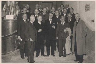 Gruppenbild beim Deutschen Geographentag München, 1948