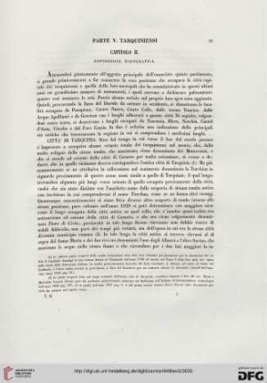 Capitolo II. Esposizione topografica