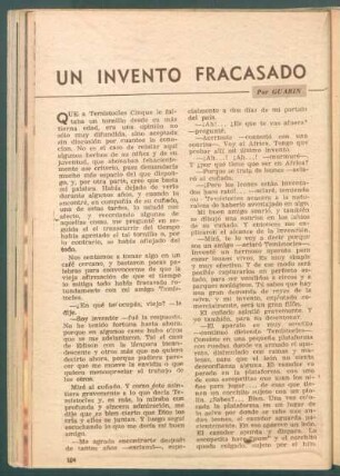 Un invento fracasado