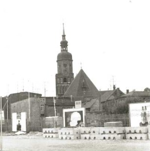 Spremberg. Kreuzkirche (2. H. 15. Jh., Turm 14. Jh./A. 15. Jh., Aufsatz 1732)