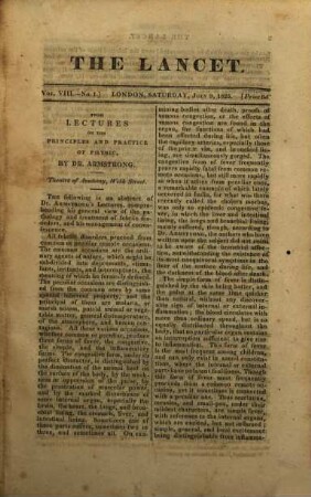 The lancet. 8. 1825