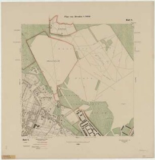 11 : [Dresden Hellerberge, Pieschen, Trachenberge, Neustadt, Wilschdorf, Hellerau], 1911 : 11 : [Dresden Hellerberge, Pieschen, Trachenberge, Neustadt, Wilschdorf, Hellerau]. - 4. Aufl. - 1:5 000. - [Dresden] : Stadtvermessungsamt , 1911. - 1 Kt. : mehrfarb.
