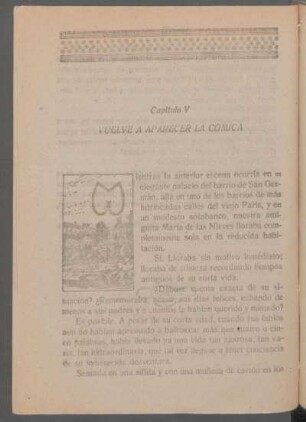 Capítulo V - Vuelve a aparecer la cómica