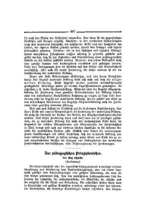 Zur pädagogischen Prinzipienlehre : (Fortsetzung)