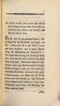 Philosophie, Religion und Christenthum im Bunde : zur Veredelung und Beseligung der Menschen, 4. Reden, vom Christenthume, vor den Studirenden gehalten