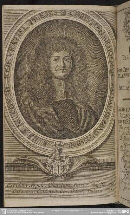 Christian Ab Hofmanswaldau In Arnoldsmühl. S. Caes. M. Consil. Reip. Vratisl. Praeses