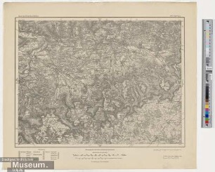 Karte des Deutschen Reiches. 606. Gäppingen.
