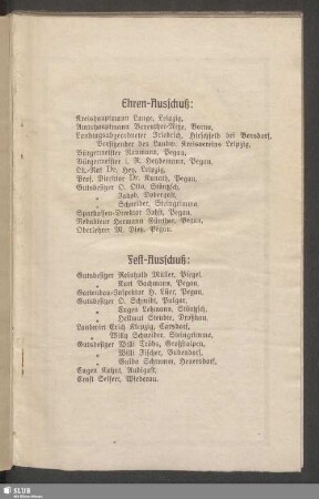 Ehren-Ausschuß