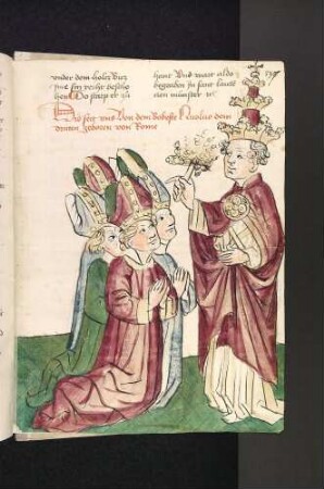Papst Nikolaus III. weiht fünf Bischöfe