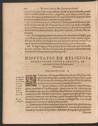 Disputatio De Religiosa Adoratione Totius Christi ...