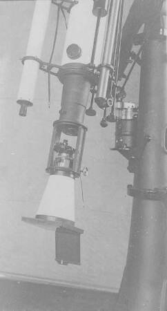 Sonnenkameras an einem 150 mm-Refraktor von Zeiss : Technikgeschichte | Physik | Optik | Astronomische Instrumente
