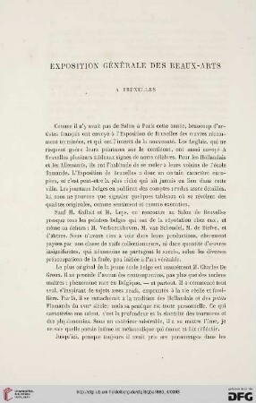 8: Exposition générale des Beaux-Arts à Bruxelles