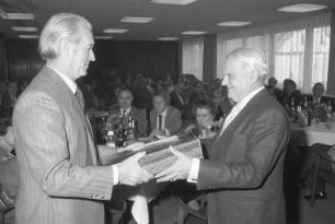 65. Geburtstag des Verlagsdirektors der "Badischen Neuesten Nachrichten" Kurt Schneider