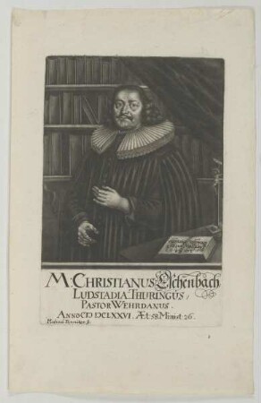 Bildnis des Christianus Eschenbach