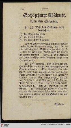 Sechszehnter Abschnitt