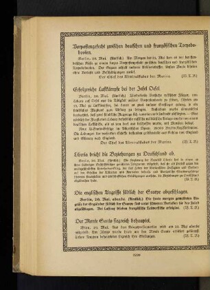 Die englischen Angriffe südlich der Scarpe abgeschlagen.