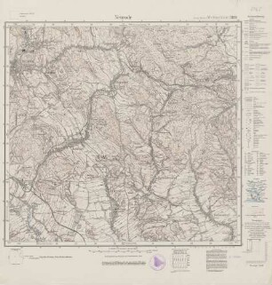 5465 (alte Nr.: 3189) Neurode, Meßtischblatt (4cm - Karte)