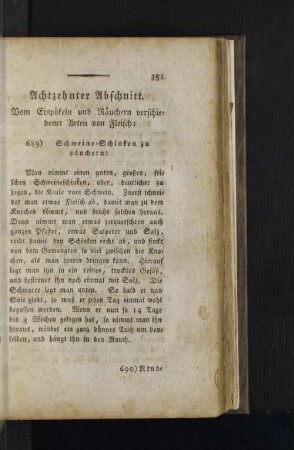 Achtzehnter Abschnitt.