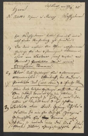 Brief an B. Schott's Söhne : 20.03.1845