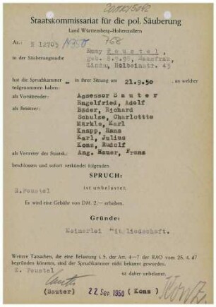 Feustel, Emmy