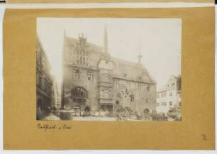 Rathaus, Neustadt/Orla: Ansicht (aus: Skizzen- und Fotoalbum 24)