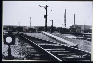Gleisanlagen an Gleis 8 und 7