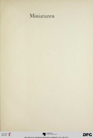Miniaturen (Nr. 369-377)