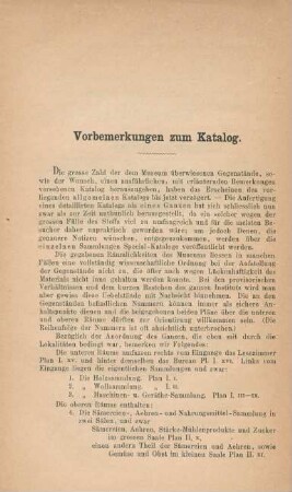 Vorbemerkungen zum Katalog