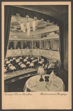 Ansichtskarte Tanz-Pavillon Europahaus, Stresemannstraße 92-102