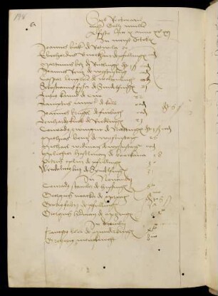 Winterhalbjahr 1516/17. Rektorat Gallus Müller